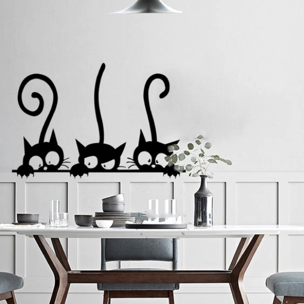 Curious Kittens Wall Decal Sticker